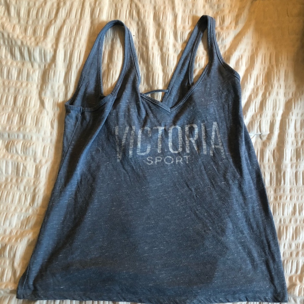 Victoria’s Secret blue workout shirt